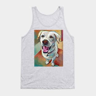 Mesa the Blond Labrador by Robert Phelps Tank Top